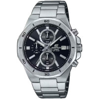 Casio EFV‑640D‑1AVUEF Ανδρικό Αναλογικό‑Ψηφιακό Ρολόι με Ασημί Μεταλλικό Μπρασελέ